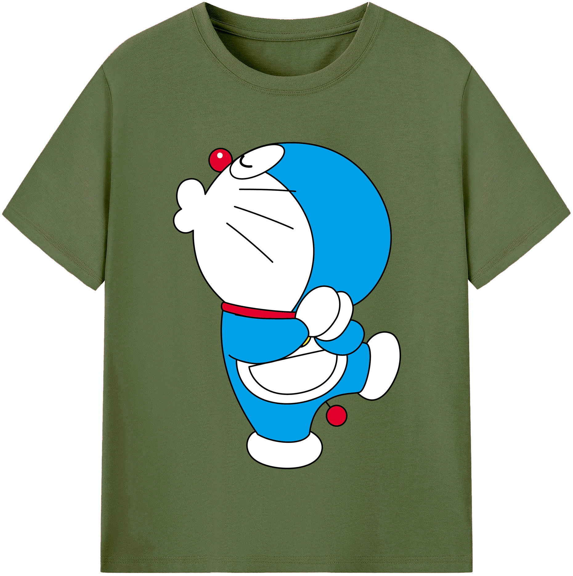 （画像用） ドラえもん Doraemon 綿100％半袖Tシャツ（フロントプリント）